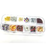 Nail Rhinestones 3D Crystal AB Clear Nail Stones Gems Pearl DIY Nail Art Decorations d13 - Image 2
