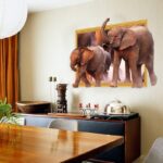 3D Elephant Wall Sticker SK9018 - Image 4