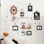 JAAMSO ROYALS Telephone set Coffee Cup Mirror Photo Frame ' Wall StickerAy6033 - Image 6