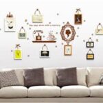 JAAMSO ROYALS Telephone set Coffee Cup Mirror Photo Frame ' Wall StickerAy6033 - Image 7