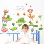 Stiker Dinding Wallsticker Lotus dan Duck size 50x70 XL7193 - Image 4