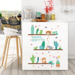 Prime SHISHIan Cute Cat Theme Family Room Window Wall Mural Decorative Decal Detachable ，Disco Ball Classroom Decor size 50x70 sk7190 - Image 3