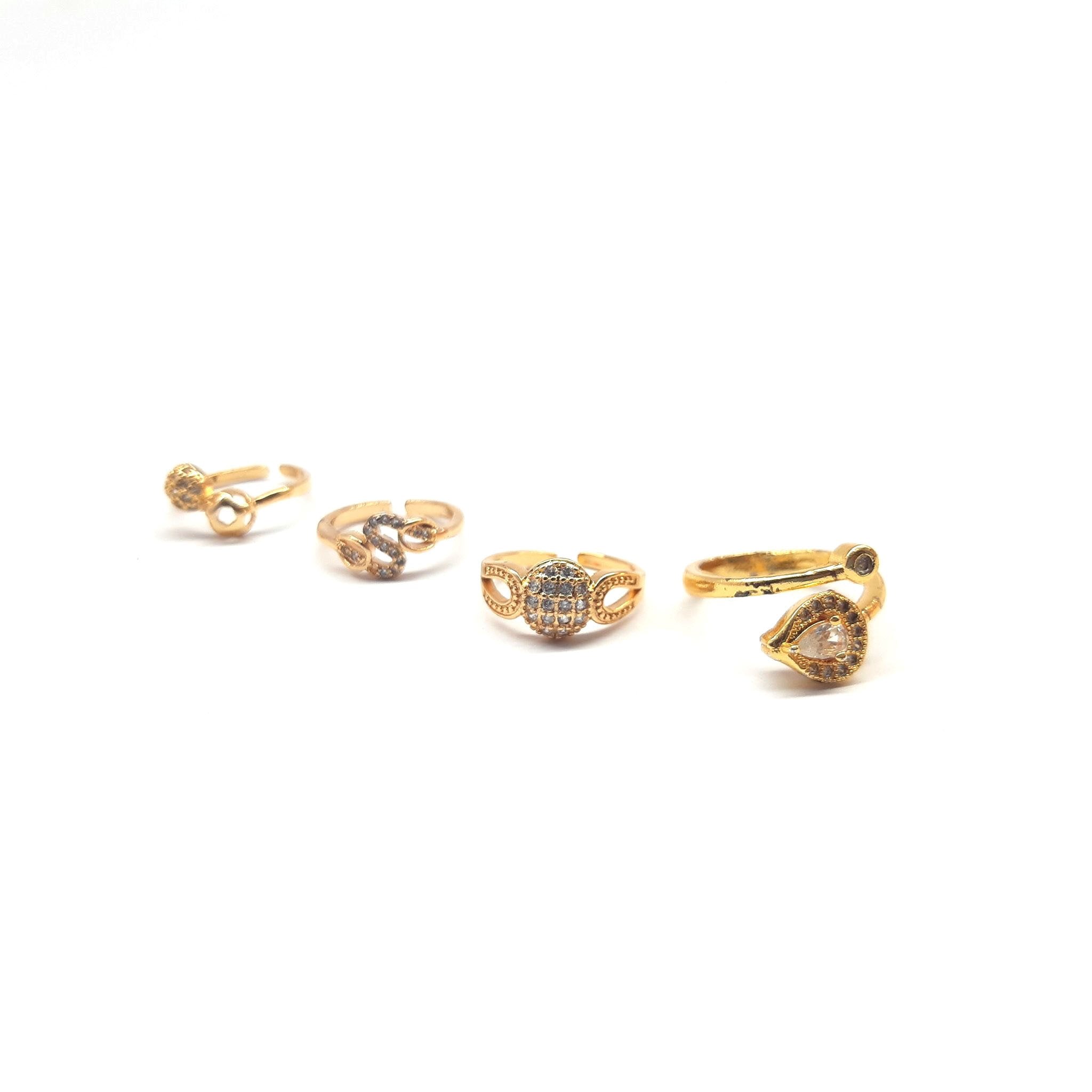 4 mid rings golden - Image 2