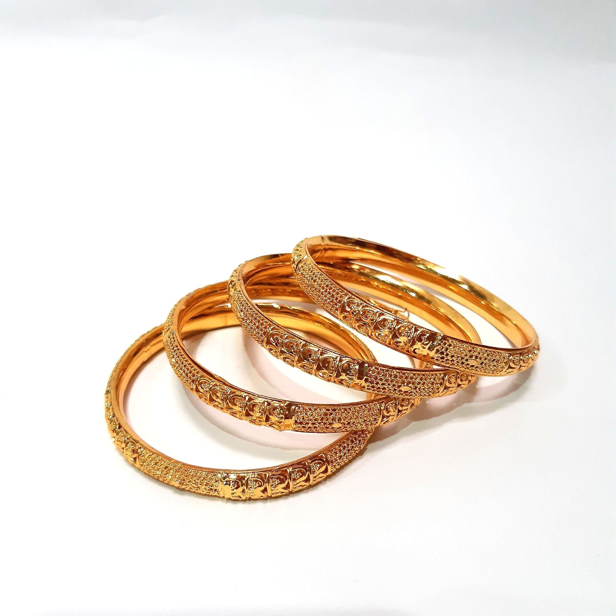 4  PIECE BANGALES GOLDEN JALI '2 - Image 3