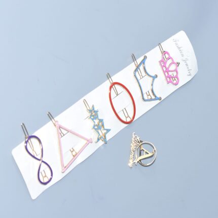 6pcs set  Scissors Pearls Hairpins Hair Clips Hair Accessories