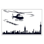 Cartoon airplane wall decal for bedroom, living room, TV background, home decor size 50x70 ay7071 - Image 5