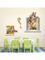 Interior stickers Animals Cheerful giraffe size  60x90 xl8318 - Image 3
