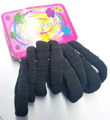 8 pcs Simple black poni