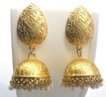 Golden jhumki manjos earring
