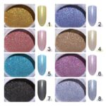 6 Box Nail Glitter Powder 6 rendom Colors Rainbow Holo Laser Shining Pigment Holo Champage Nail Art Decorations - Image 2