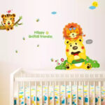 CARTOON STIKER DINDING TRANSPARANT WALL STICKER  60X90CM SK-9137 - Image 2