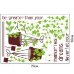 ay7257 Adorable Home Decor PVC Wall Sticker - Image 9