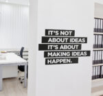 Making ideas happen wall sticker customize self adhesive wall decal - Image 2