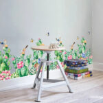 Green Cactus Wall Stickers Art Flower Home Decor - Image 6