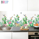 Green Cactus Wall Stickers Art Flower Home Decor - Image 2