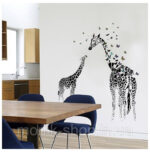 wall sticker "Mom and baby Giraffe SK9067" - Image 2