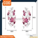 Removable Vinyl Wall Stickers Flowers Living Room TV/Sofa Background Home Decoration Wall Decals 60*90cm JM7151 - Image 12