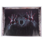 Halloween Okraski 3D Duha, Steno, okno Nalepke Odstranljive Grozo Nalepko Plakat avto nalepke size 50x70 sk6043 - Image 2