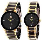 2021 Brand Luxury Hot Sale Automatic Couples Watch Steel Material Black Gold Watchband Leisure Man Mechanical Watches whfrbkf1e-2 - Image 3