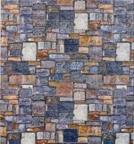 3D Bricks Stone Wall Paper Roll Waterproof PVC  Wall Sticker for Home Self Adhesive Wallpapers for Wall, Living Room ,Hall Ideal for Sofa Background & Home Decoration (45 x 845 cm), (332 inche x 18 inche) - Image 2