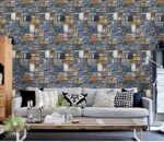 3D Bricks Stone Wall Paper Roll Waterproof PVC  Wall Sticker for Home Self Adhesive Wallpapers for Wall, Living Room ,Hall Ideal for Sofa Background & Home Decoration (45 x 845 cm), (332 inche x 18 inche) - Image 3