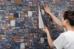3D Bricks Stone Wall Paper Roll Waterproof PVC  Wall Sticker for Home Self Adhesive Wallpapers for Wall, Living Room ,Hall Ideal for Sofa Background & Home Decoration (45 x 845 cm), (332 inche x 18 inche) - Image 6