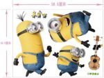 3D Wall Stickers for Kids Room-Minions Cartoon Home Decoration wallpaper Lp2001 -Size: 45x60cm - Image 4