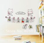 JM7103 Photo Frame Wall Stickers Home Decor Cute Decals Quotes Kids DIY Adesivo de Parede Removable Mixable - Image 3