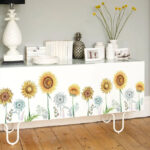Sun Flower Wall Stickers Sunflowers Home Decor Kitchen Bedroom Vinyl DIY Wall Stickers Beautiful Rooms Decoration - Image 3