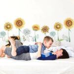 Sun Flower Wall Stickers Sunflowers Home Decor Kitchen Bedroom Vinyl DIY Wall Stickers Beautiful Rooms Decoration - Image 4