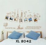 Wall Sticker Frame Travel XL Wall Sticker Wallpaper Wall Decoration XL8042 - Image 2