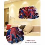 AY9269 3D Spiderman Floor Stickers wall Decals Removable PVC Superman Wall stickers Home Decor Mural Cartoon Decor - Image 6