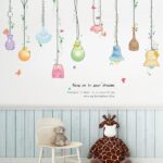 sk7199  butterfly wall sticker romantic bedroom wardrobe sofa TV background wall decorative wall sticker