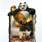 Kung Fu Panda 3D Self-Adhesive Wall Sticker size ay8014bxl - Image 4