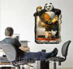Kung Fu Panda 3D Self-Adhesive Wall Sticker size ay8014bxl - Image 2