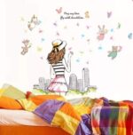 Wall Stiker ABC1060 Girl n Fly – Wallsticker  Wall Sticker  Wallstiker  Wall Stiker Stiker Dinding  Hiasan Dinding - Image 4