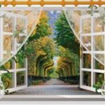 Sk9020G Screen Window Scenery Window Landscape Wall Sticker - Image 9