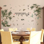 Designer Stencils Bamboo Shoots Wall sticker - Image 4