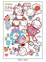 Donglei Friend Kids Room Point Sticker Wallpaper Interior Point Sticker Window/Cafe/Playroom/Wall Decoration Sheet size 50x70 ay7214w - Image 3