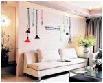 AY9173 vintage bulbs modern Wall Sticker - Image 3