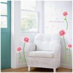 Sk9194 Romantic Pink Blossoms Wall Sticker - Image 2
