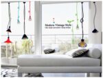 AY9173 vintage bulbs modern Wall Sticker - Image 4