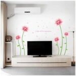 Sk9194 Romantic Pink Blossoms Wall Sticker - Image 3