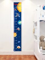 Robot & Spaceship Kids Height Chart –Height measuring wall sticker with cartoon graphic for children - Image 7