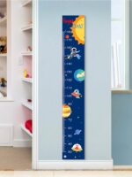 Robot & Spaceship Kids Height Chart –Height measuring wall sticker with cartoon graphic for children - Image 6