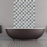 DIY Kitchen Bathroom Bathroom Simulation Wall Tile Waterproof Wallpaper, Peel and Stick Tile Backsplash Wall Tiles 8"x8" (6 Sheets) JM706 - Image 3
