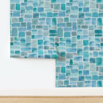 Blue Marble Brick Wall Tiles – Decorative 3D Peel & Stick Wallpaper for Home & Office Walls (45 x 845 cm), (332 inche x 18 inche) - Image 3