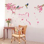 HomeLover Romantic Flowers Wall Stickers for Living Room Decoration - Image 4