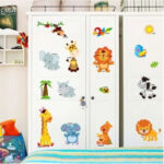 SAMHEZ SK9267 CUTE ANIMAL WITH NAME 60X90 WALLSTICKER STIKER DINDING WALLPAPER WALSTICKER - Image 2