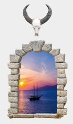 Sk9063b 3D Window Wall Sticker - Image 3